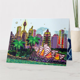 Tarjeta de cumpleaños | Sequin Art City Sydney Aus