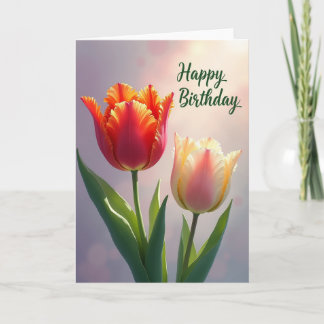 Tarjeta de cumpleaños Serene Blossom