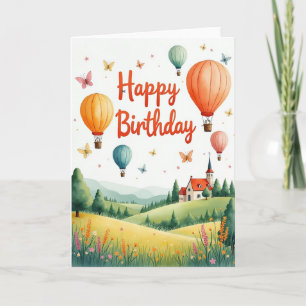 Tarjeta de cumpleaños Serene Hills
