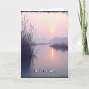 Tarjeta de cumpleaños Serene Reeds