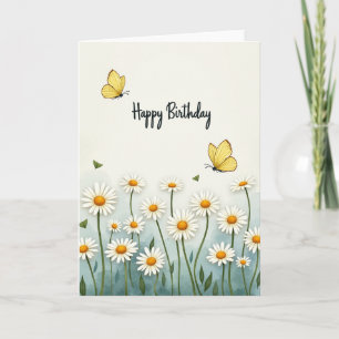 Tarjeta de cumpleaños Serenidad de prado