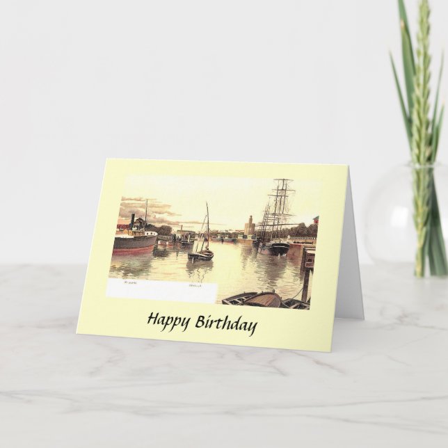 Tarjeta de cumpleaños - Sevilla. España (Anverso)