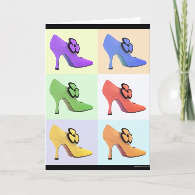 Tarjeta de cumpleaños Shoe Lover (Anverso)