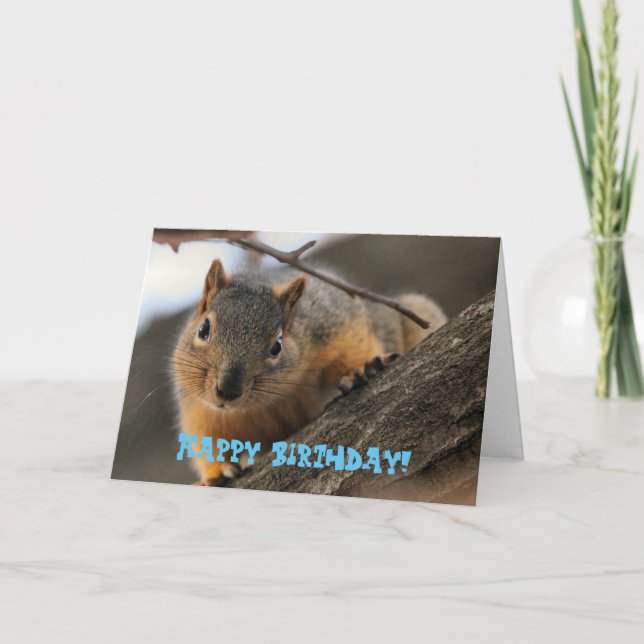 Tarjeta de cumpleaños Sí (Anverso)
