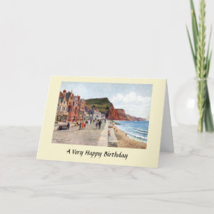 Tarjeta de cumpleaños - Sidmouth, Devon