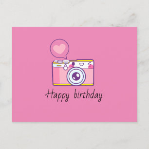 Tarjeta de cumpleaños simple y linda