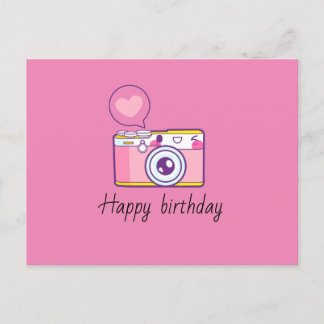 Tarjeta de cumpleaños simple y linda