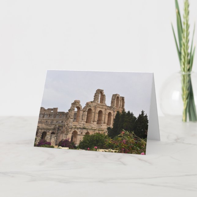 Tarjeta de cumpleaños simplemente escénica (Anverso)