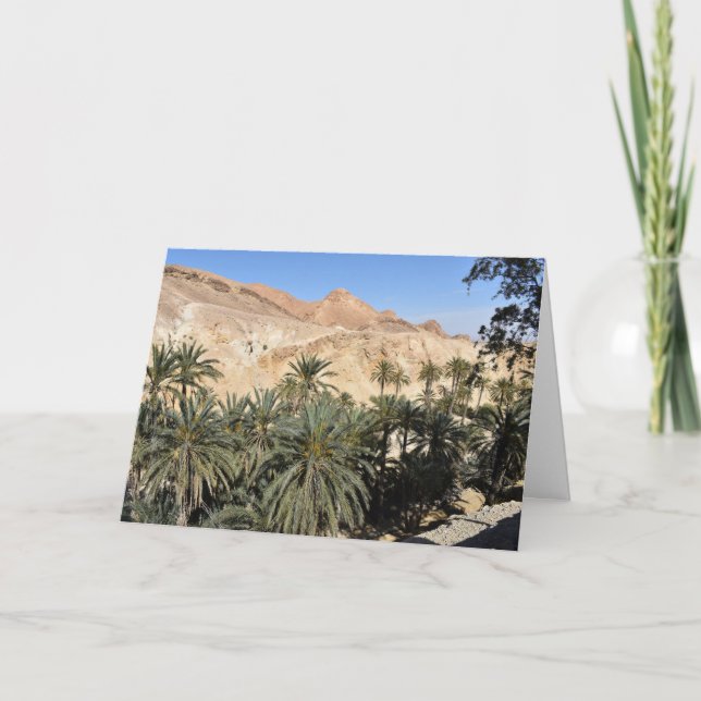 Tarjeta de cumpleaños simplemente escénica (Anverso)