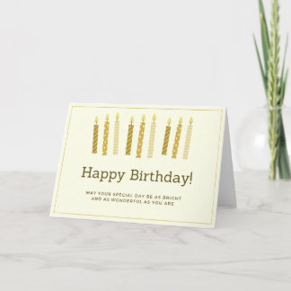 Tarjeta de cumpleaños - Simplicidad
