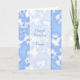 Tarjeta de cumpleaños Sky Blue Color Me Daisies
