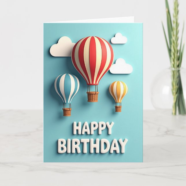 Tarjeta de cumpleaños Sky High (Anverso)