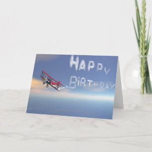 Tarjeta de cumpleaños Skywriter