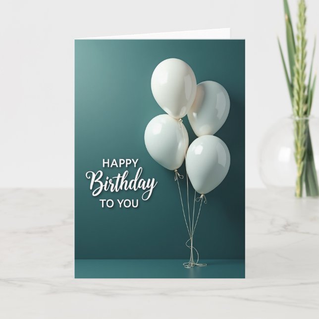 Tarjeta de cumpleaños sofisticada (Anverso)
