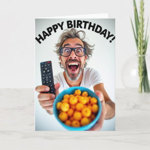 Tarjeta de cumpleaños sorpresa alegre