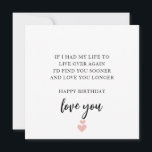 Tarjeta de cumpleaños Soulmate y Best Friend<br><div class="desc">Celebra tu extraordinario vínculo con nuestra eterna conexión Soulmate y la mejor carta de cumpleaños de tu amigo. Este diseño atemporal y elegante crea momentos preciados,  sirviendo como un aguijón para expresar tu amor en el día especial de tu compañero de alma y mejor amigo.</div>