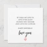 Tarjeta de cumpleaños Soulmate y Best Friend<br><div class="desc">Celebra tu extraordinario vínculo con nuestra eterna conexión Soulmate y la mejor carta de cumpleaños de tu amigo. Este diseño atemporal y elegante crea momentos preciados,  sirviendo como un aguijón para expresar tu amor en el día especial de tu compañero de alma y mejor amigo.</div>