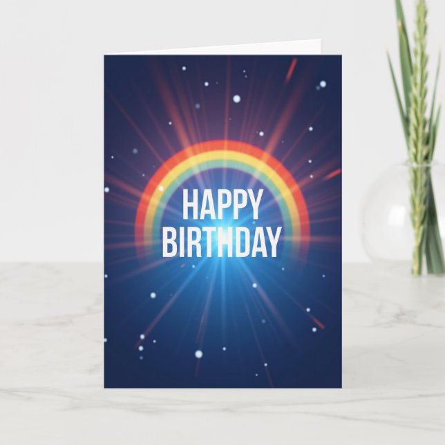 Tarjeta de cumpleaños Spectrum (Anverso)