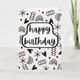 Tarjeta de cumpleaños Spine Happy, Tarjeta de cump