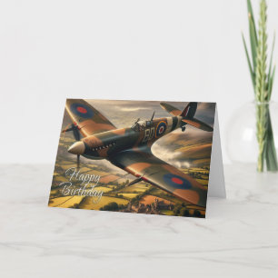Tarjeta de cumpleaños Spitfire