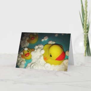 Tarjeta de cumpleaños "Splish—Splash"