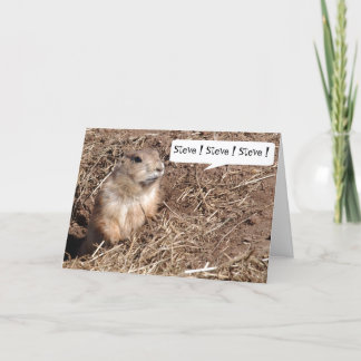 Tarjeta de cumpleaños Squirrel Nutjob