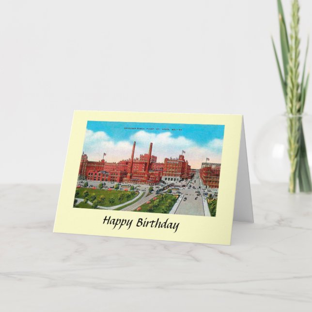 Tarjeta de cumpleaños - St Louis, Missouri (Anverso)