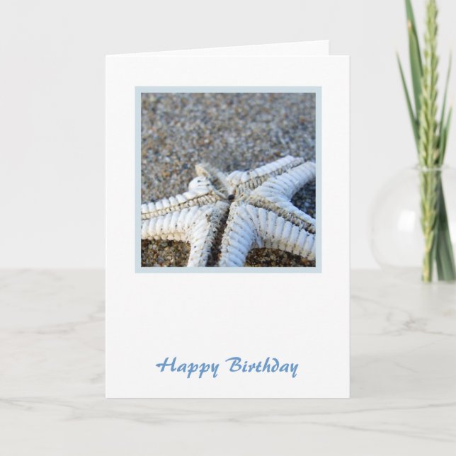 Tarjeta de cumpleaños Starfish (Anverso)