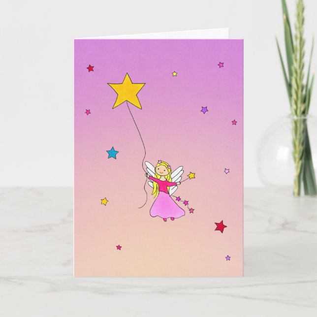 Tarjeta de cumpleaños Starlight y Magic (Anverso)
