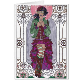 Tarjeta de cumpleaños Steampunk - SF2