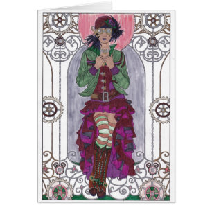 Tarjeta de cumpleaños Steampunk - SF2