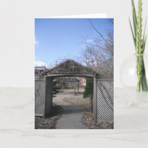 Tarjeta de cumpleaños "Stillwater House Garden"