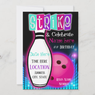 Tarjeta de cumpleaños Strike