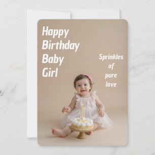 Tarjeta de cumpleaños suave para el brillo - Desca