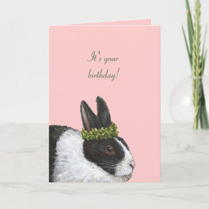 Tarjeta de cumpleaños subjetiva