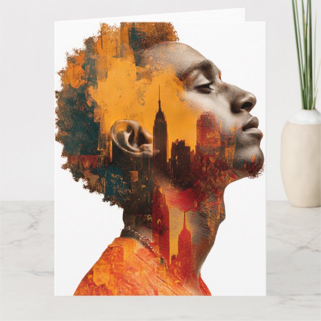 Tarjeta de cumpleaños Sueños Urbanos (Anverso)