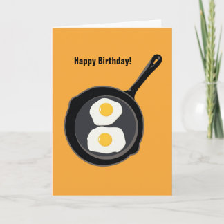 Tarjeta de cumpleaños Sunny Side Up