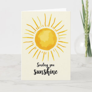 Tarjeta de cumpleaños Sunshine