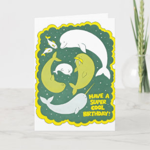 Tarjeta de Cumpleaños Super Cool con Letterpress