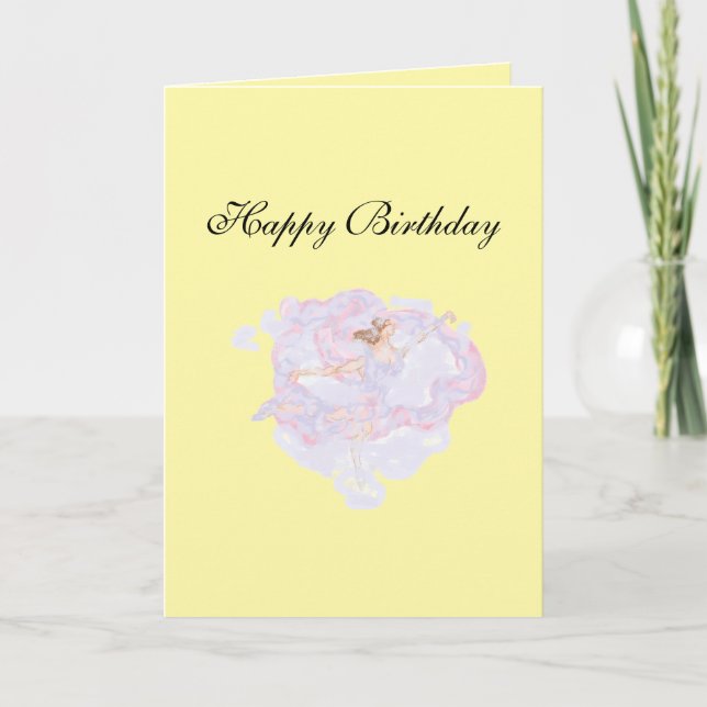 Tarjeta de cumpleaños :  Superestrella (Anverso)