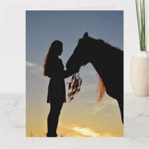 TARJETA DE CUMPLEAÑOS SUPERVISADA DE HORSE LOVER P