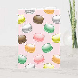Tarjeta de cumpleaños Sweet 16 Macarons