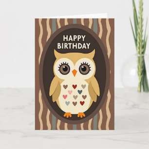 Tarjeta de cumpleaños Sweet Bird Heart