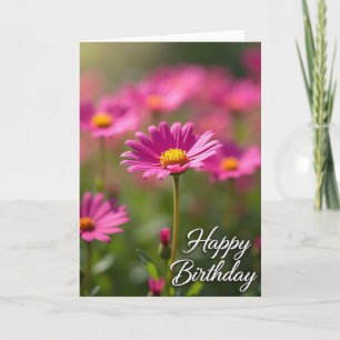 Tarjeta de cumpleaños Sweet Birthday Daisy Garden