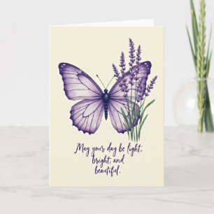 Tarjeta de cumpleaños Sweet Birthday Violet Wing