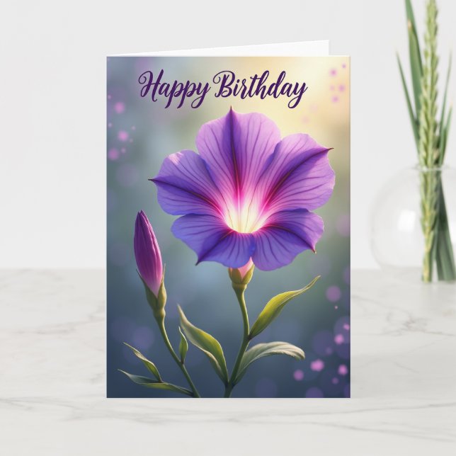 Tarjeta de cumpleaños Sweet Bloom (Anverso)