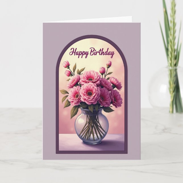 Tarjeta de cumpleaños Sweet Blossoms (Anverso)