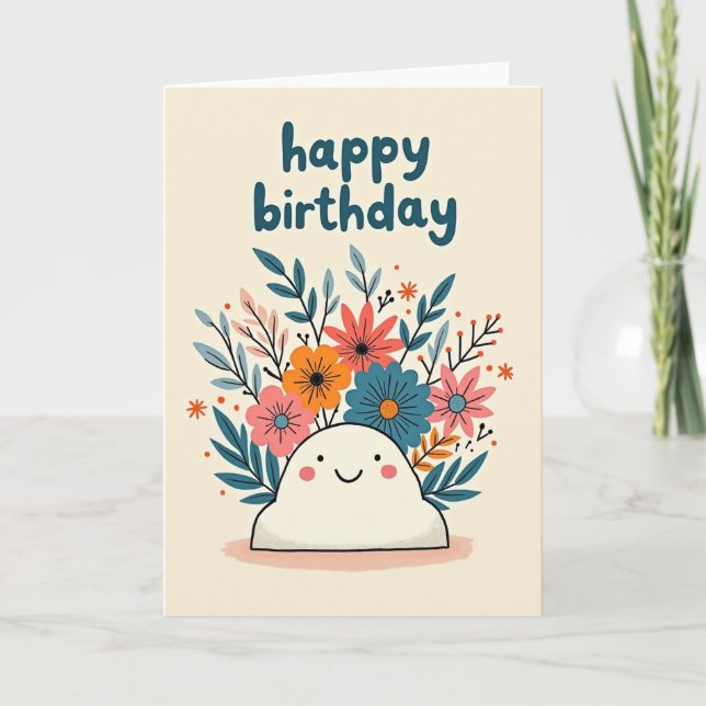 Tarjeta de cumpleaños Sweet Cloud (Anverso)