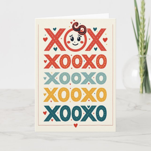 Tarjeta de cumpleaños Sweet Embrace (Anverso)