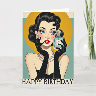 Tarjeta de cumpleaños Sweet Glamour